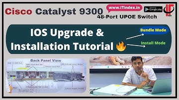 🔥Cisco C9300 IOS Upgrade & Installation Tutorial  |Cisco Catalyst 9300 UPOE Switch (48-Port)