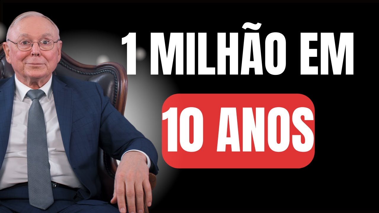 CHARLIE MUNGER: Como conquistar o 1º MILHÃO em 10 anos ou menos.