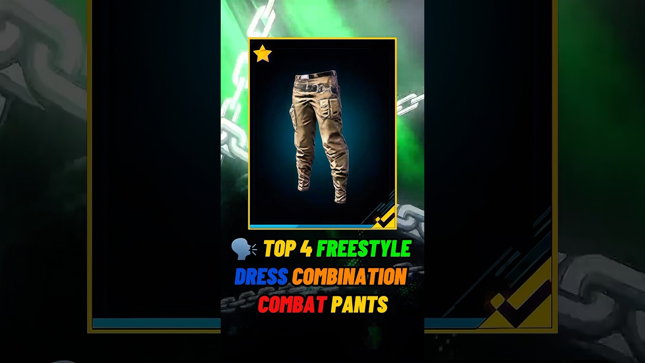 TOP 4 FREESTYLE DRESS COMBINATION WITH COMBAT PANTS 🔥💀