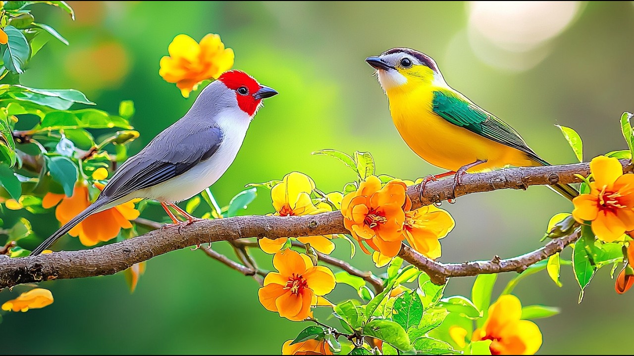 Instant Stress Dissolve: Birdsong 🕊️🕊️🕊️ & Piano Workspace Harmony