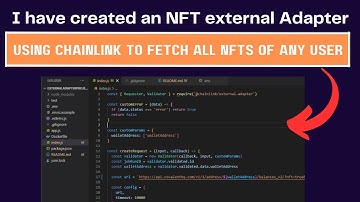 Made chainlink external adpater to fetch NFTs of any wallet