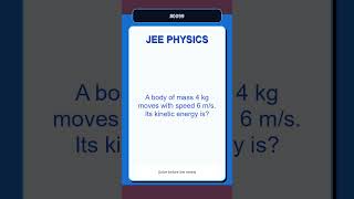 JEE Physics Mock Question 0099 | Work, Energy and Power Practice