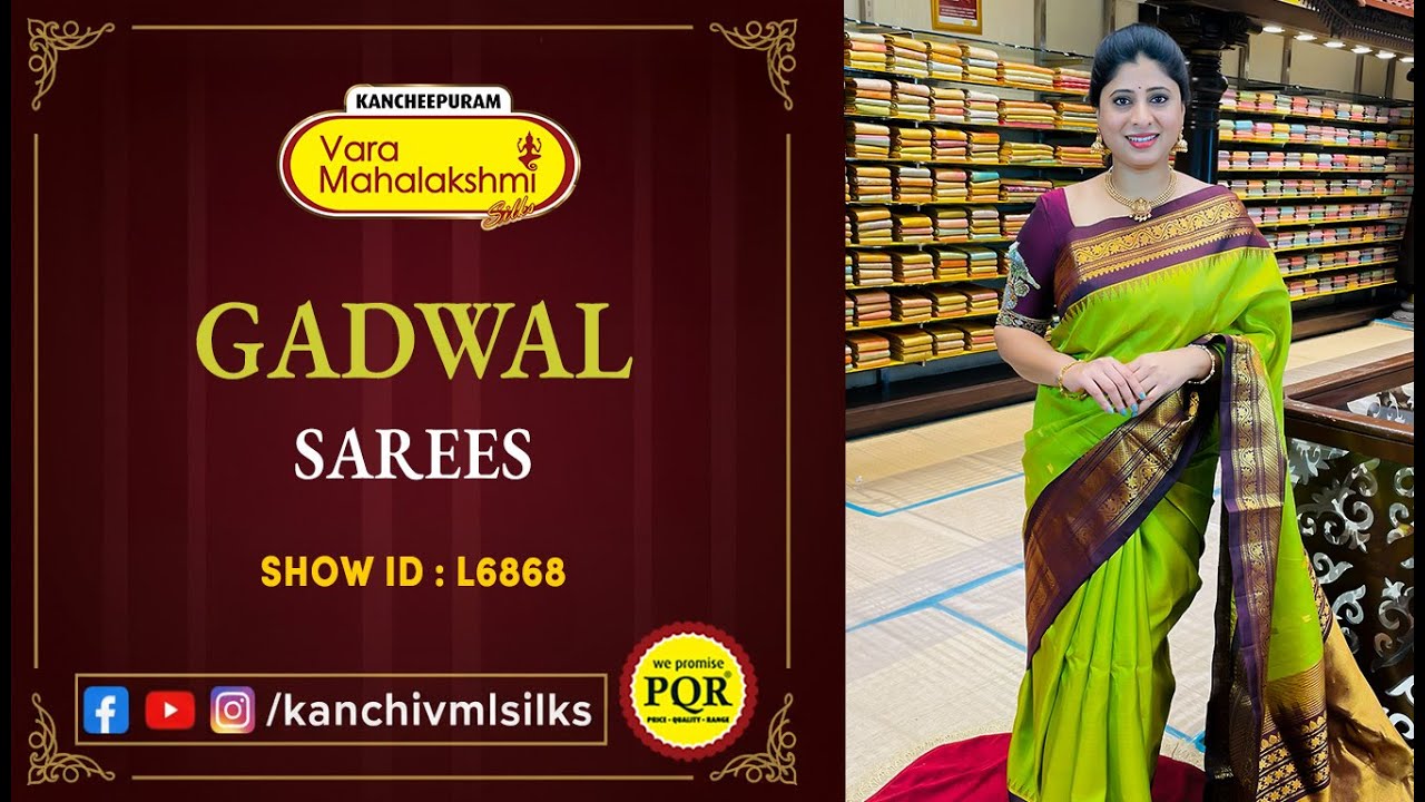Gadwal Sarees Collection | WhatsApp Number 89 0001 0002 | Kancheepuram Varamahalakshmi Silks LIVE