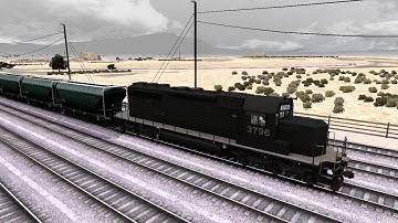 Train Simulator 2013 Game Play EMD SD40 Scenario Short, Sharp, Shunt
