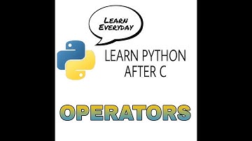 05 Operators in python