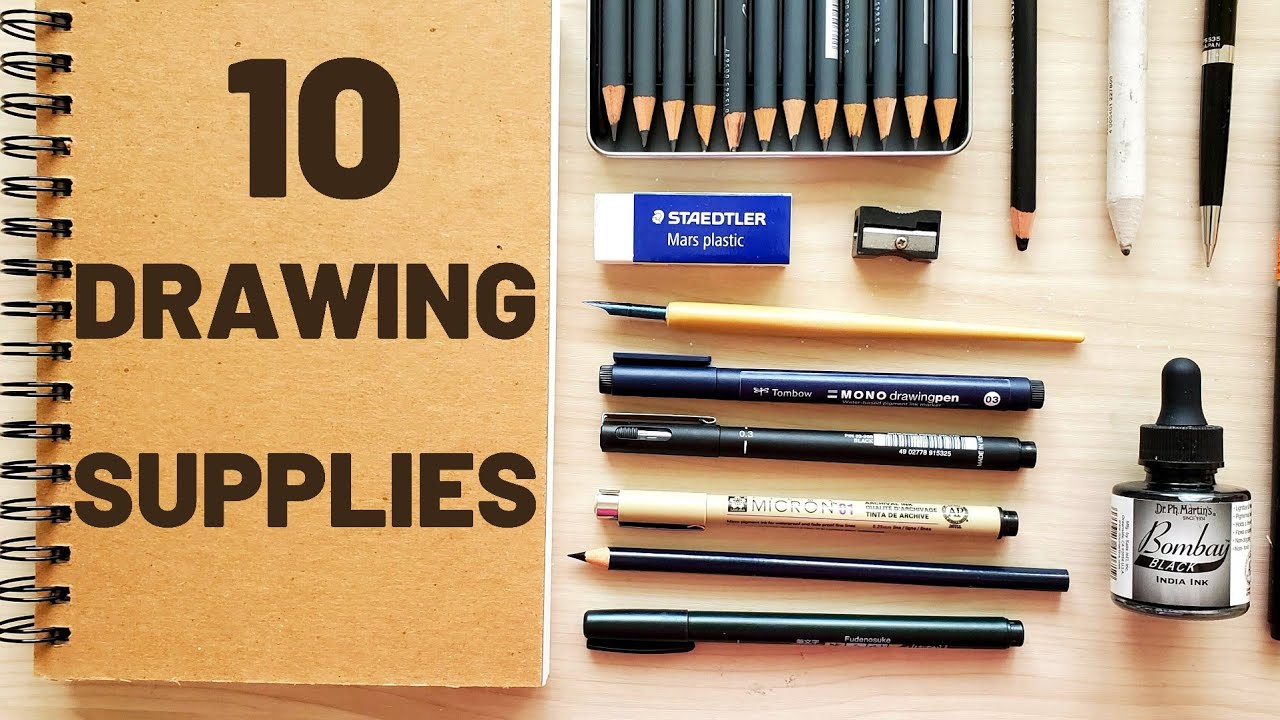 Beginners Guide: My Recommended Drawing Materials - Ran Art Blog