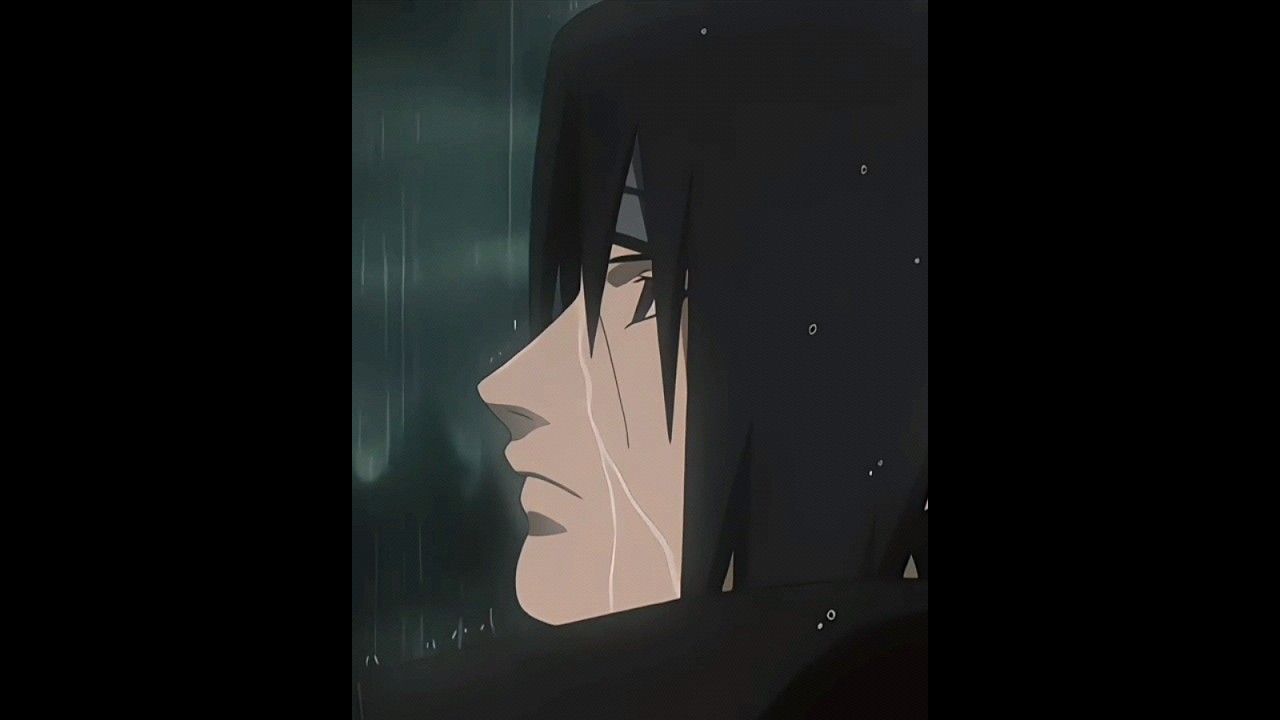 itachi crying in the rain for hide his tears ❤️‍🩹