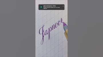 Writing Japnoor. Beautiful pointed pen calligraphy. #calligraphy #satisfying #writewithme