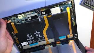 картинка: Sony Xperia Z2 Tablet - Разборка, Не Включается / Disassembly, Does Not Turn On