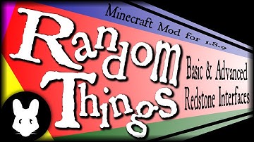 Minecraft mod Random Things: Redstone Interface Bit-by-Bit