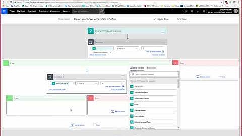 Office365Mon Webhook Integration with Microsoft Flow
