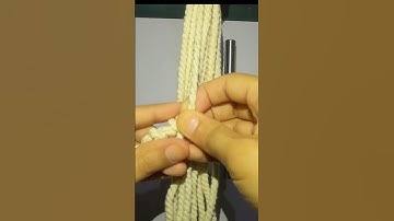 Secure Your Macrame Ends This Way#shorts #macramecord #macramewallhanging #macrameknots #macrame