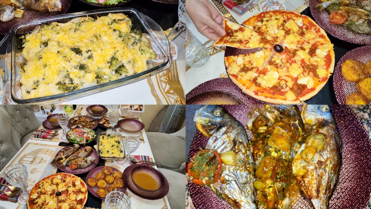 طاولتي لليوم 14 🌙 وصفات سهلة و سريعة 🥰❤️🌷