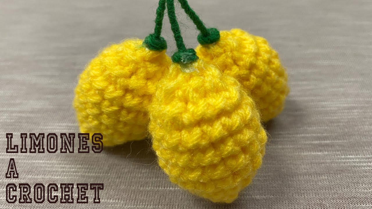 DESCUBRE COMO TEJER LIMONES A CROCHET