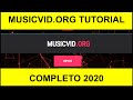 Musicvidorg  tutorial completo en espaol 2020