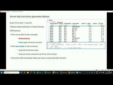 VIB Training and Conferences: Tibbles are data frames with extra features