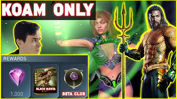 Boss Starfire Down KOAM Only + Insane Rewards Injustice 2 Mobile Advent Of Chaos Solo Raids