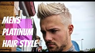Men's Platinum Hair Style