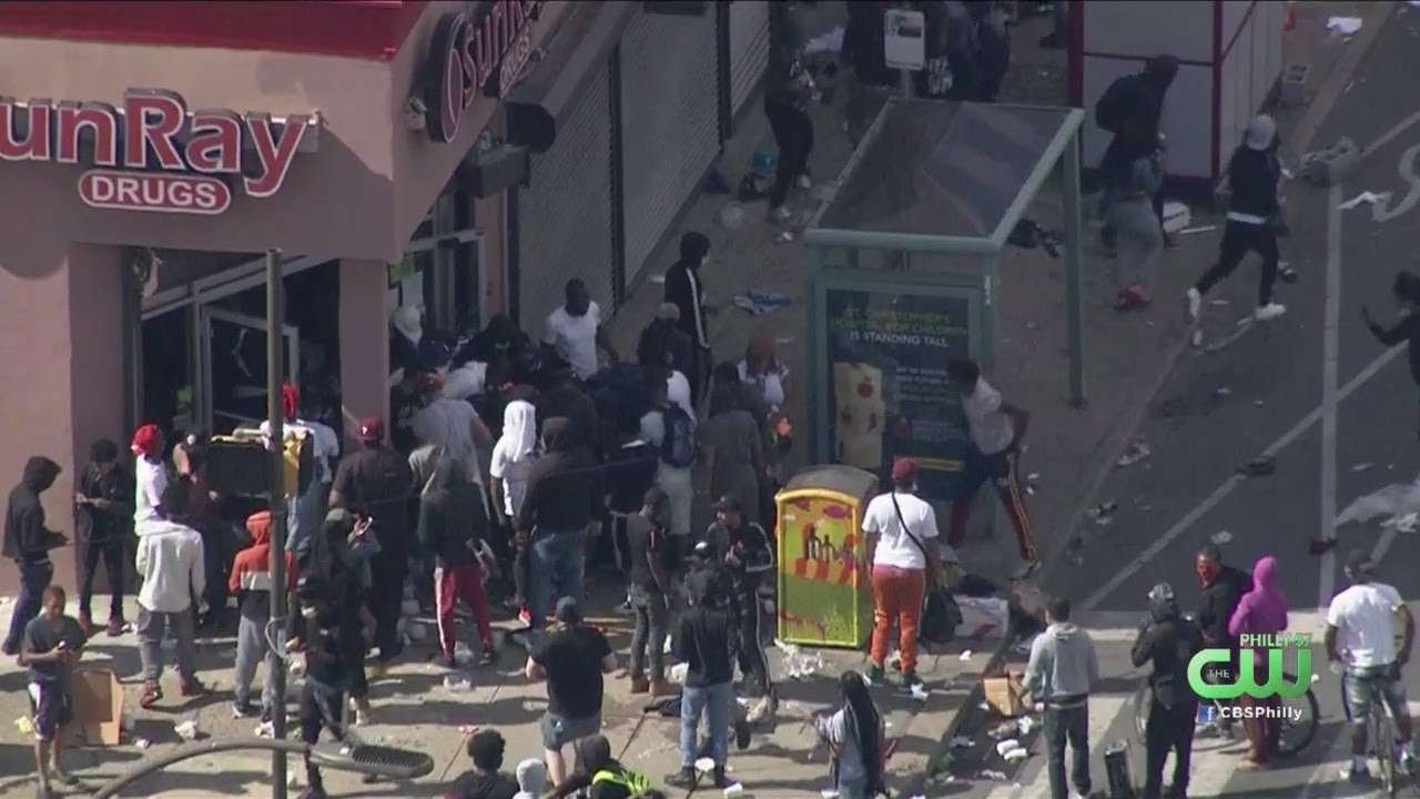 Ukee Washington Pleads For End To Violent Protests Looting In Philadelphia Youtube