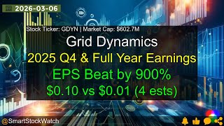 Grid Dynamics (GDYN|$602.7M) - 2025 Q4 & Full Year Earnings Analysis