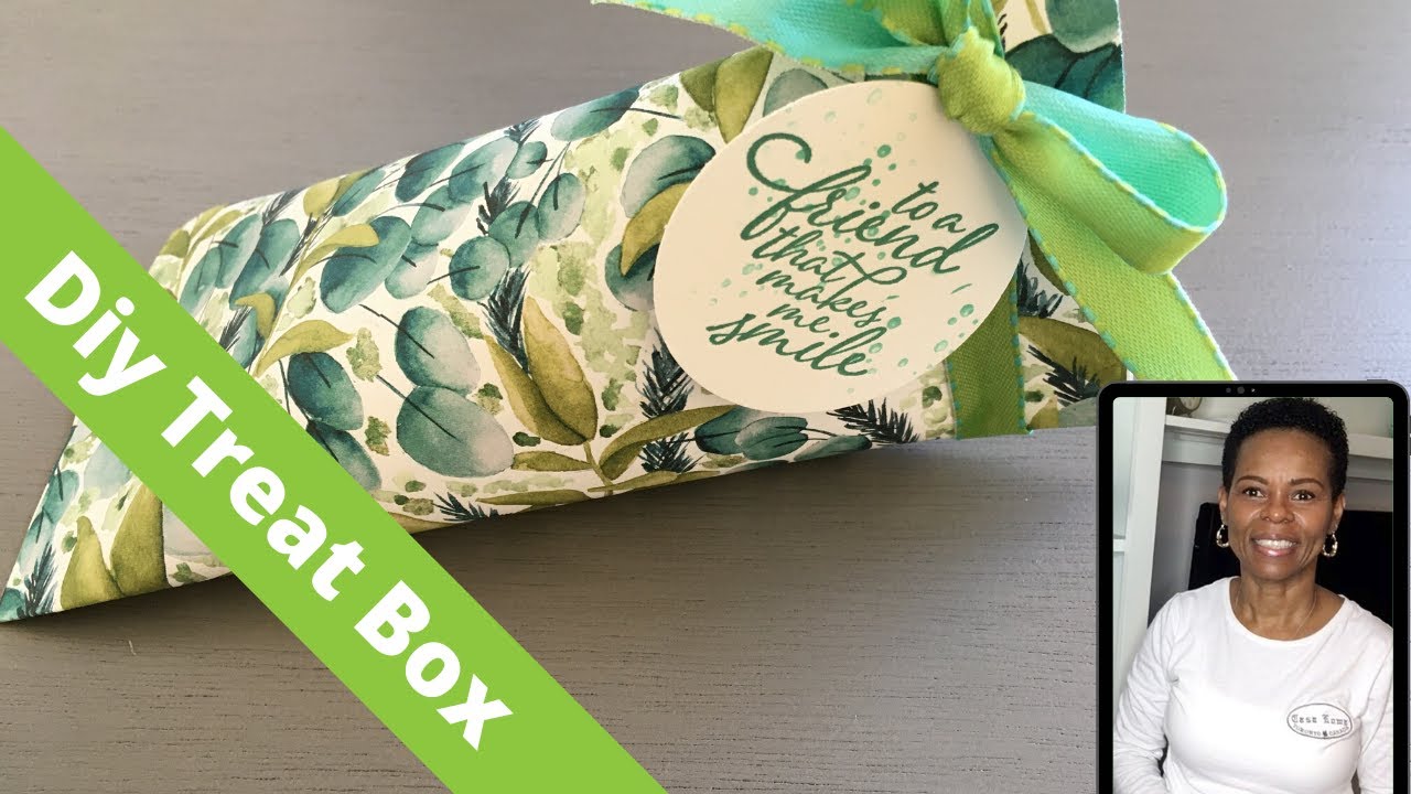 HOW TO MAKE A CUTE AND EASY SELF-CLOSING TREAT BOX! #Handmade #Treatbox ...