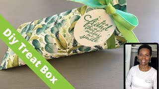 HOW TO MAKE A CUTE AND EASY SELF-CLOSING TREAT BOX! #Handmade #Treatbox #Creativecorner