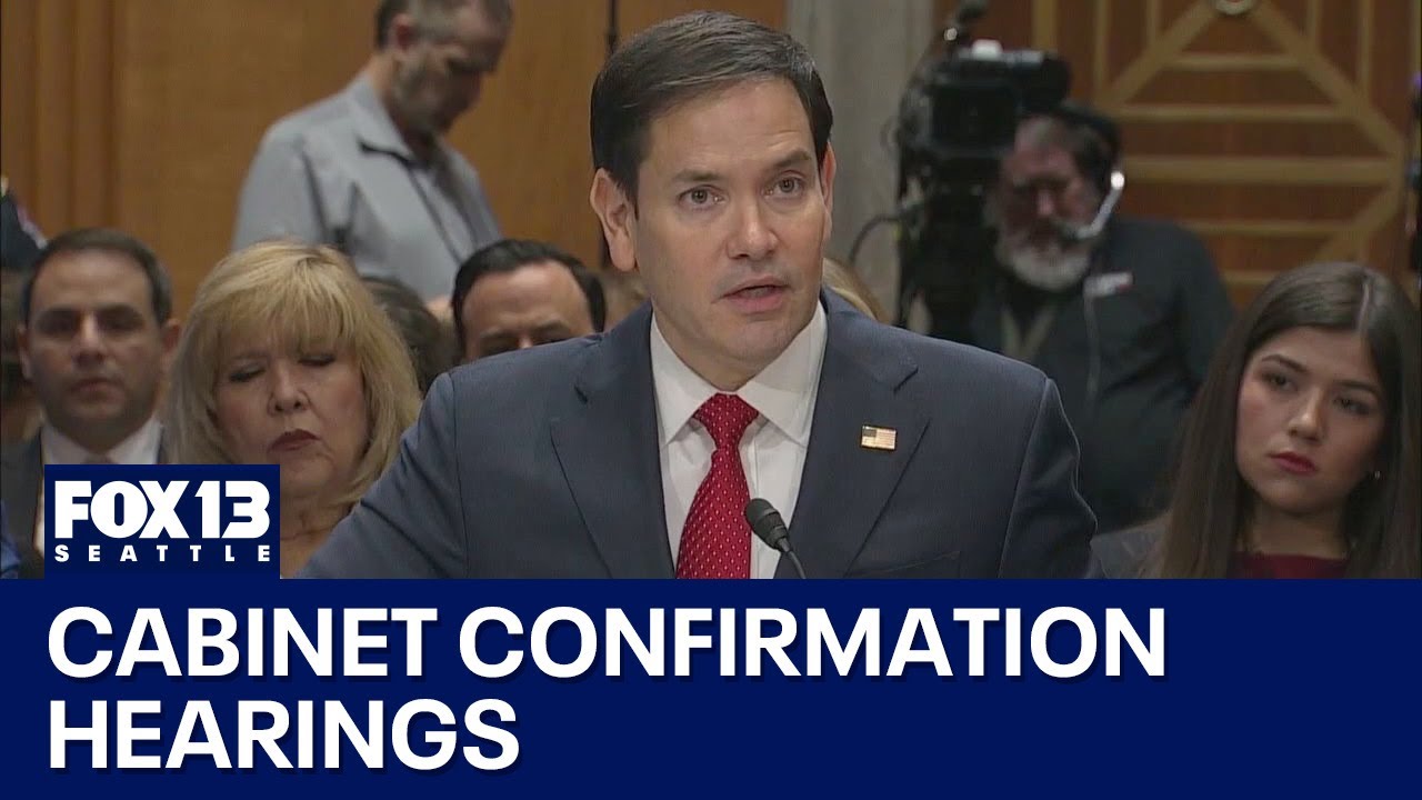 Trump cabinet confirmation hearings continue | FOX 13 Seattle - YouTube