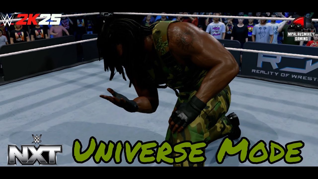 WWE 2K25 - Zilla Fatu vs Booker T - ROW (Universe Mode)