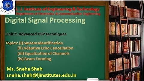 Session 33 Digital Signal Processing Sem 7 EC 23 October