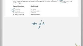 AP Physics 1 Rotational Movement MC #56