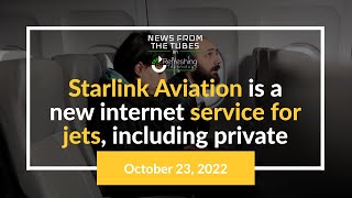 Starlink Aviation is a new internet service for jets, including private - News From the Tubes