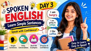 Day 3: Simple English Sentences for Beginners (Episode 1)