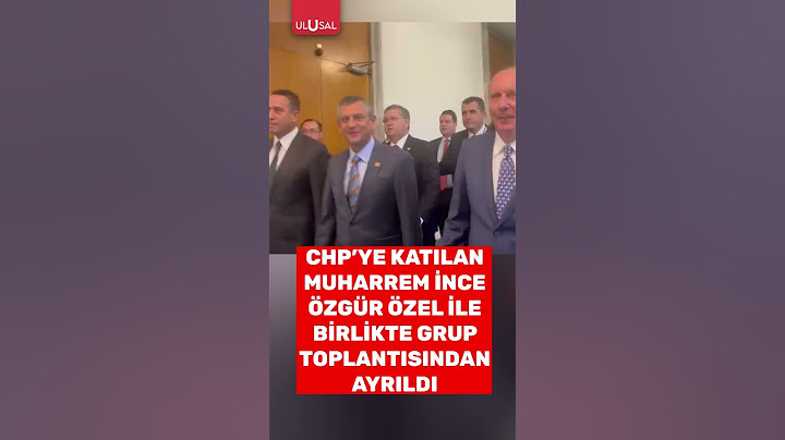 CHP'ye katılan Muharrem İnce Özgür Özel ile birlikte grup toplantısından ayrıldı #shorts #chp