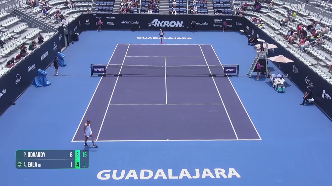 Panna Udvardy (HUN) vs Alexandra Eala [2] (PHI) // 6-1 5-7 3-6 // W125 Guadalajara // Final