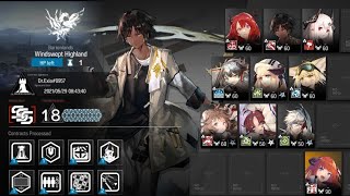 Arknights - CC#3 Cinder Permanent Map - Risk 18 Day 1 & 2 - Windswept Highland Arknights - CC#3 Cinder Permanent Map - Risk 18 Day 1 & 2 - Windswept Highland