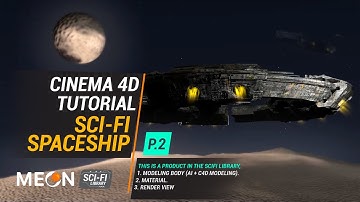 Cinema 4D Tutorial Spaceship Modeling | Meon VFX | Part 2