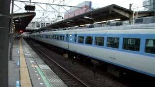 183系マリ32編成　OM出場回送　津田沼駅発車