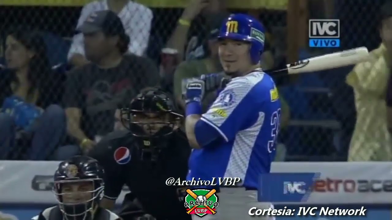 Jonron de MARIO LISSON - LVBP Temporada 2016-2017 Leones del Caracas vs Navegantes del Magallanes