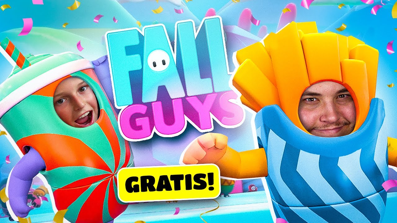 JUGANDO CON EL HERMANO DE MI NOVIA A FALL GUYS!!