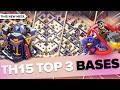 The END of Air Attacks? TOP 3 TH15 War and Ranked Mode Bases Every Clan Needs.