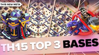 The END of Air Attacks? TOP 3 TH15 War and Ranked Mode Bases Every Clan Needs.