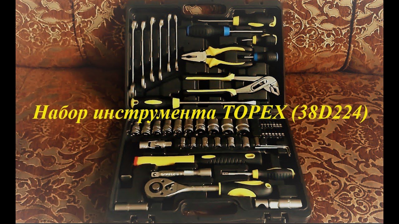 Обзор НАБОР ИНСТРУМЕНТА TOPEX (38D224) из Rozetka