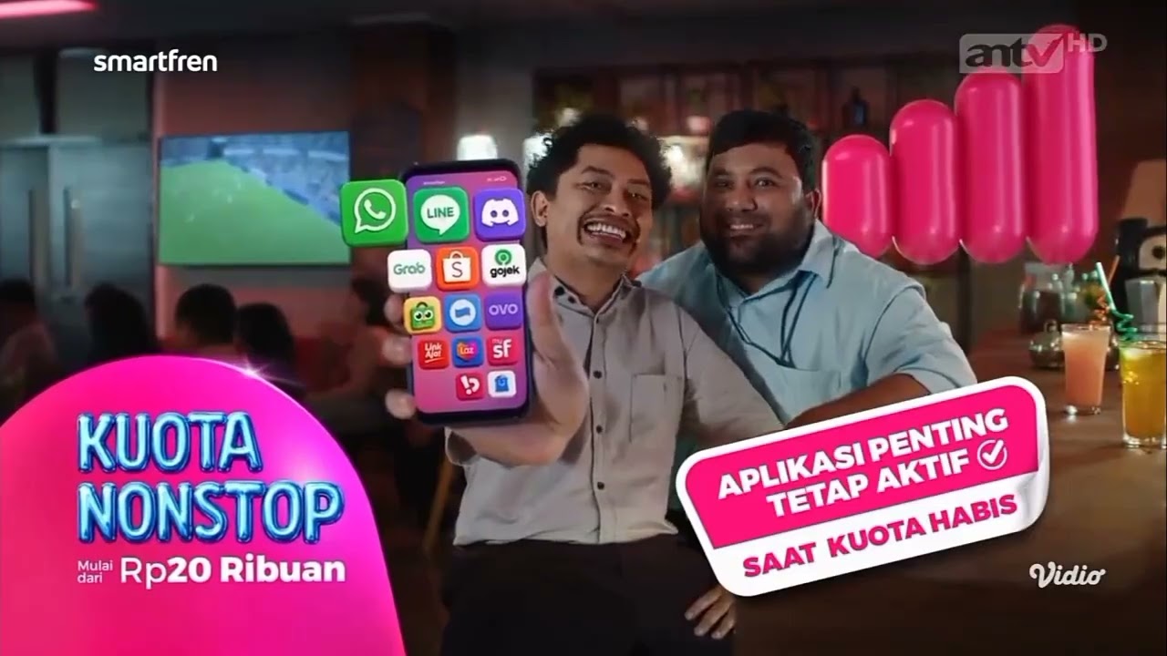 TVC Iklan Smartfren Kuota Nonstop (2026) + PARAMEX Nyeri Otot Hot Cream (2025) | ANTV HD