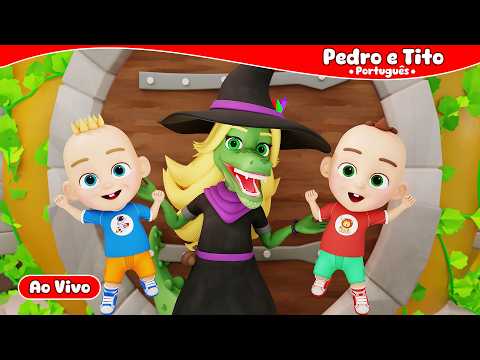 AO VIVO | Boi da Cara Preta, Cuca e Nana Neném mais Músicas Infantis - Pedro e Tito