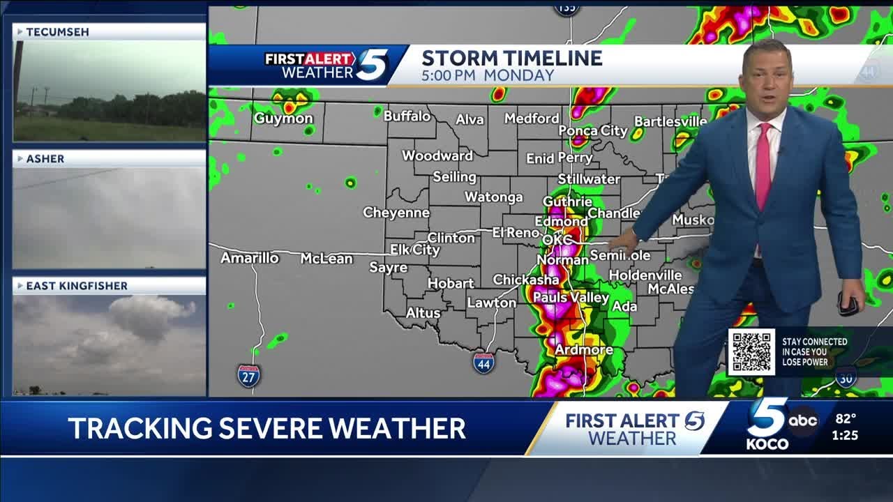Looking at radar and severe storm threat across Oklahoma (May 19, 2025 ...