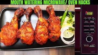 रेस्टरों जैसा जूसी और टेस्टी चिकन टिक्का बनाने का सीक्रेट।Chiken Tikka In Microwave With Tips Trick