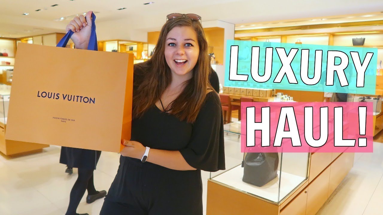 Luxury Shopping in Hawaii! Louis Vuitton Haul & Unboxing! - YouTube