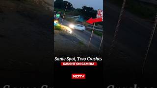Jaunpur-Azamgarh Highway: Same Spot, Two Crashes As Car And Bus Fall Into Ditch