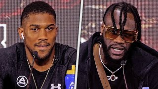 Anthony Joshua & Deontay Wilder • FULL FINAL PRESS CONFERENCE | Day of Reckoning | DAZN & TNT Sports