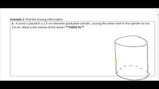 Density & Displacement video#1